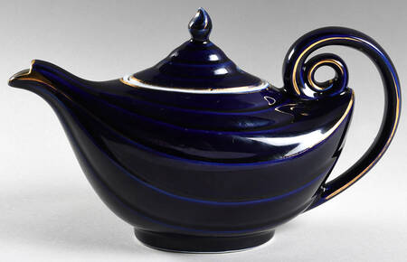 Teapots By Hall (Non-Pattern) Aladdin Teapot & Oval Lid