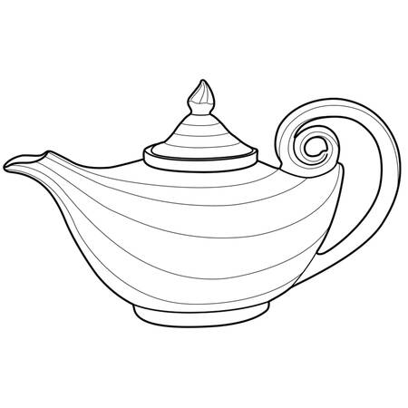 Teapots By Hall (Non-Pattern) Aladdin Teapot & Lid