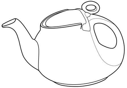 Teapots By Hall (Non-Pattern) Streamline Teapot & Lid