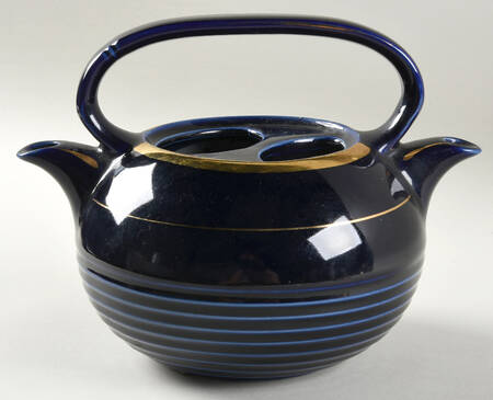 Teapots By Hall (Non-Pattern) Teataster 2 Spout Teapot No Lid