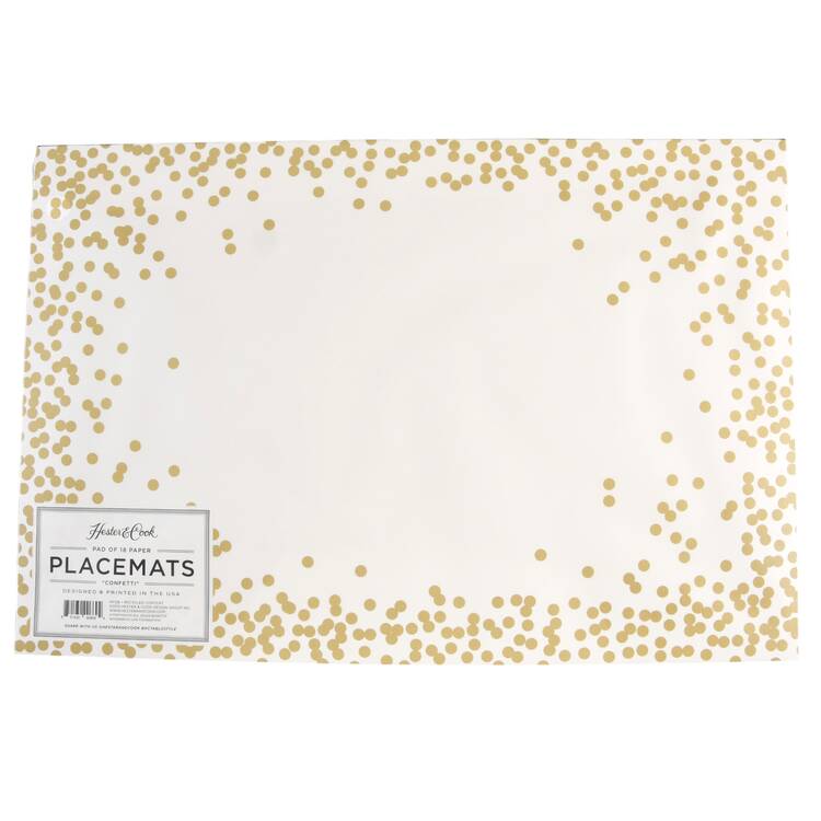 Table Decor Confettie Placemat-Pad of 18