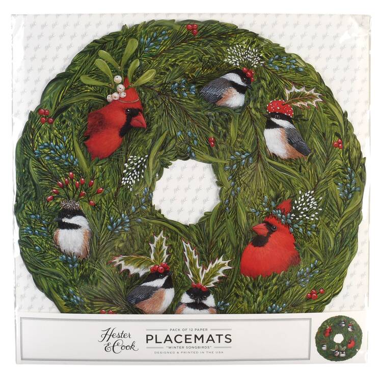 Table Decor Pad of 12 Paper Placemats