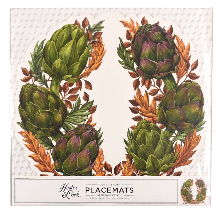 Table Decor Pad of 12 Paper Placemats