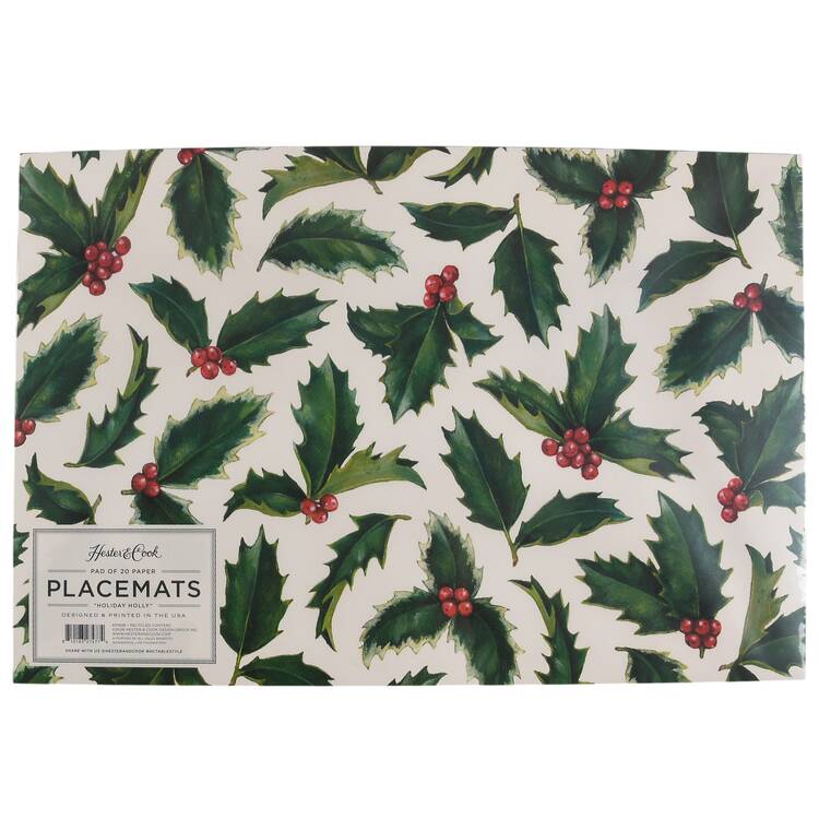 Table Decor Pad of 12 Paper Placemats