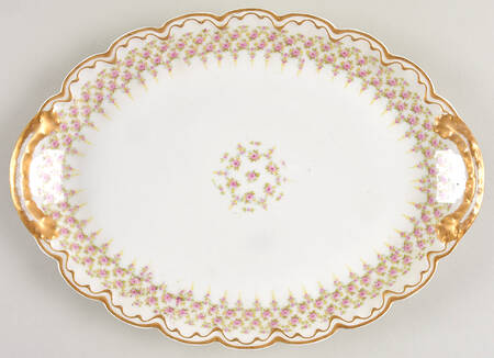 H6004 11" Oval Serving Platter
