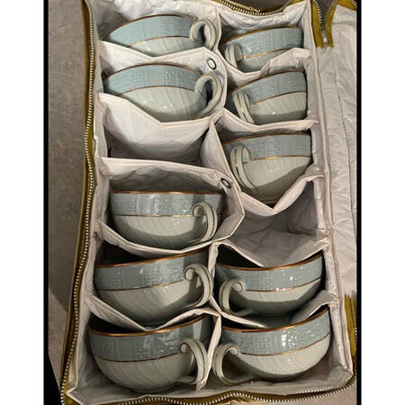 Seladon Flat Cup