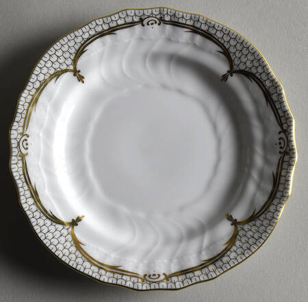 Golden Elegance Bread & Butter Plate