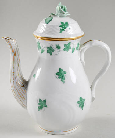 HER88 Green Small Coffee Pot & Lid