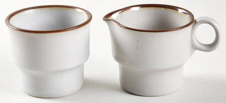 HOK13 Stacking Creamer & Open Sugar