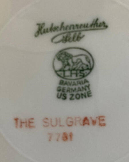 Sulgrave, The by Hutschenreuther