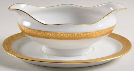 H5117 Gravy Boat with Attached Underplate