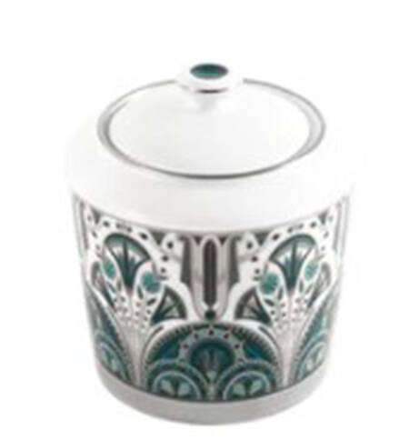 Reves du Nil Platinum Sugar Bowl & Lid