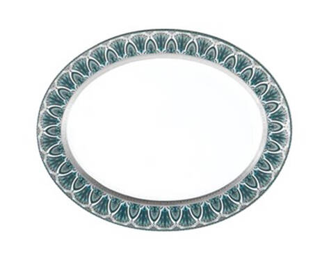 Reves du Nil Platinum 15" Oval Serving Platter