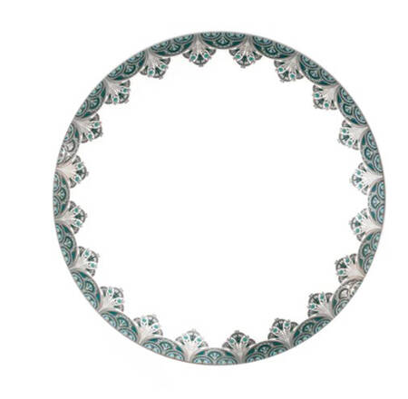 Reves du Nil Platinum Dinner Plate