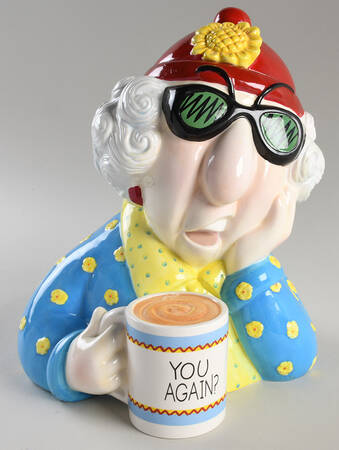 Cookie Jars Figural Cookie Jar & Lid by Hallmark