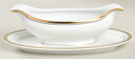 HUT9967 Gravy Boat with Attached Underplate