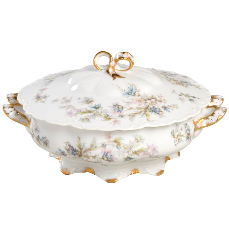 H  Sch91-10 Round Covered Vegetable by Haviland