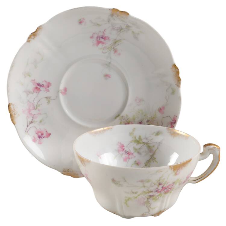 Schleiger 147-20 Flat Cup & Saucer Set