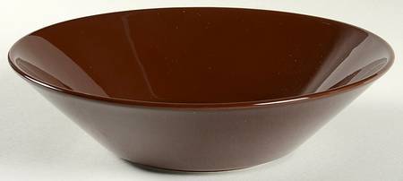 Teema Brown 8" Individual Pasta Bowl