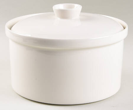 Teema White (IItala Stamp) 2.25 Qt Round Covered Casserole