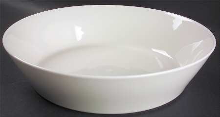 Teema White (IItala Stamp) 7" Round Vegetable Bowl