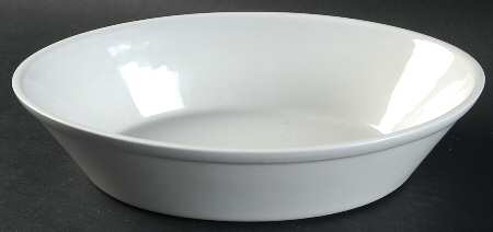 Teema White (IItala Stamp) 9" Oval Baker