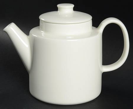 Teema White (IItala Stamp) Teapot & Lid