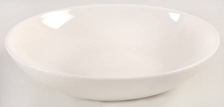 Teema White (IItala Stamp) Deep Salad Plate