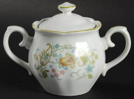 Tapestry Sugar Bowl & Lid