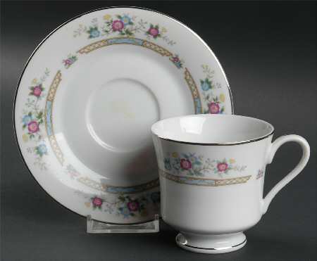Stratford Footed Cup & Saucer Set