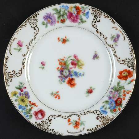 Dresdania Bread & Butter Plate by Imperial (Japan)
