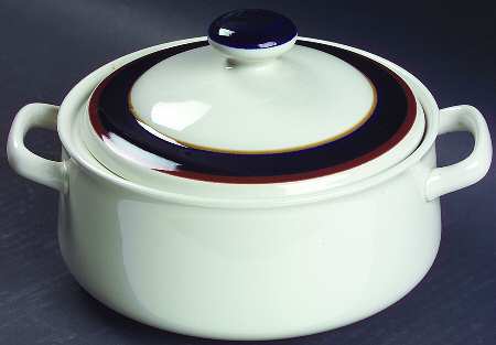 Imperial Blue 1.5 Qt Round Covered Casserole