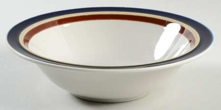 Imperial Blue Rim Cereal Bowl
