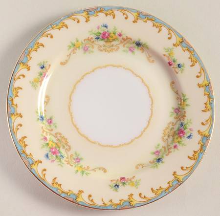 Jacqueline (Blue Edge) Bread & Butter Plate