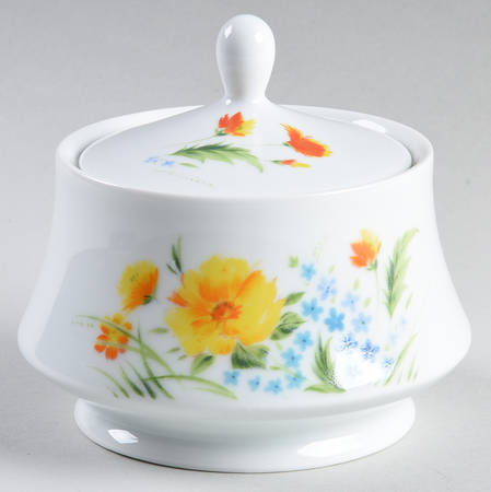 Just Spring Sugar Bowl & Lid