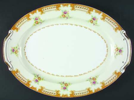 Normandie 16" Oval Serving Platter