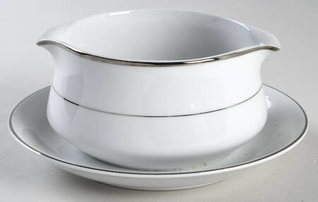 Serenity Gravy Boat with Attached Underplate