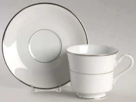 Serenity Footed Cup & Saucer Set