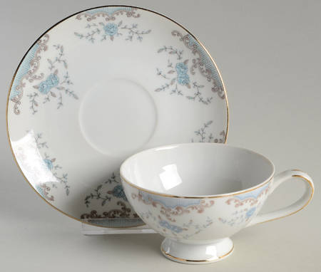 Seville Footed Cup & Saucer Set