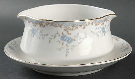 Seville Round Gravy Boat/Attached Underplate by Imperial (Japan)