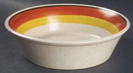 Tangerine 8" Round Vegetable Bowl