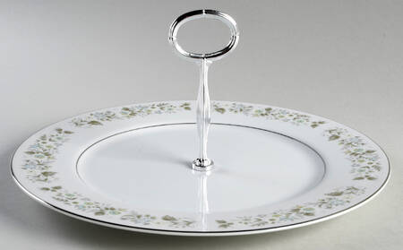 Wild Flower Round Serving Plate with Handle (CH) HC