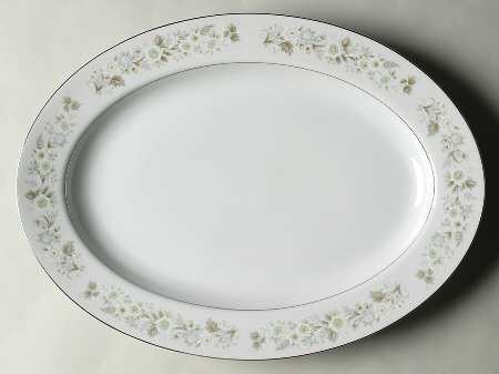 Wild Flower 14" Oval Serving Platter