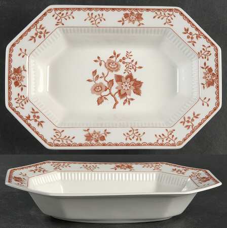 Bittersweet 9" Oval Vegetable Bowl