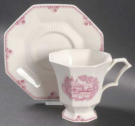 Carriage House Footed Cup & Saucer Set
