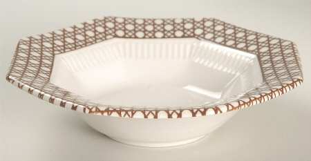 Cane Brown Rim Fruit/Dessert (Sauce) Bowl