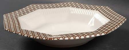 Cane Brown Rim Soup Bowl