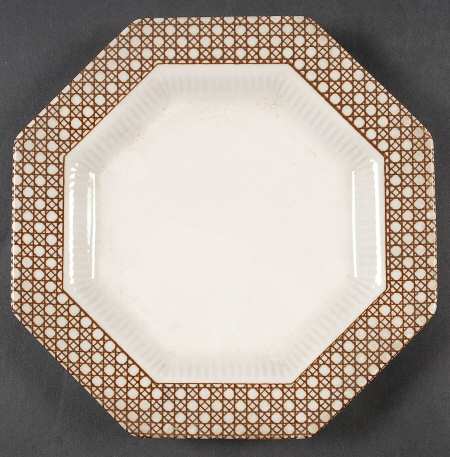 Cane Brown Salad Plate