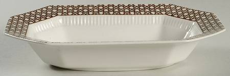 Cane Brown 9" Oval Vegetable Bowl