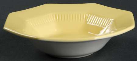 Daffodil  All Yellow Rim Fruit/Dessert (Sauce) Bowl